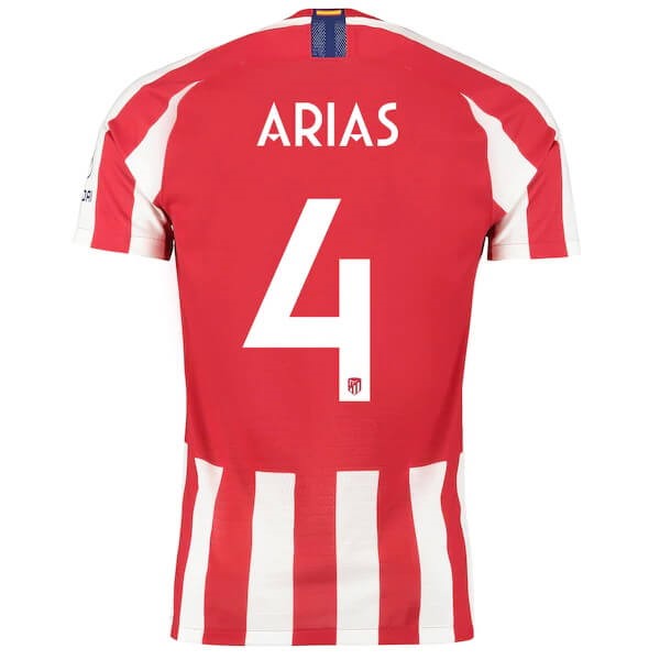 Thailand Trikot Atletico Madrid NO.4 Arias Heim 2019-20 Rote Fussballtrikots Günstig